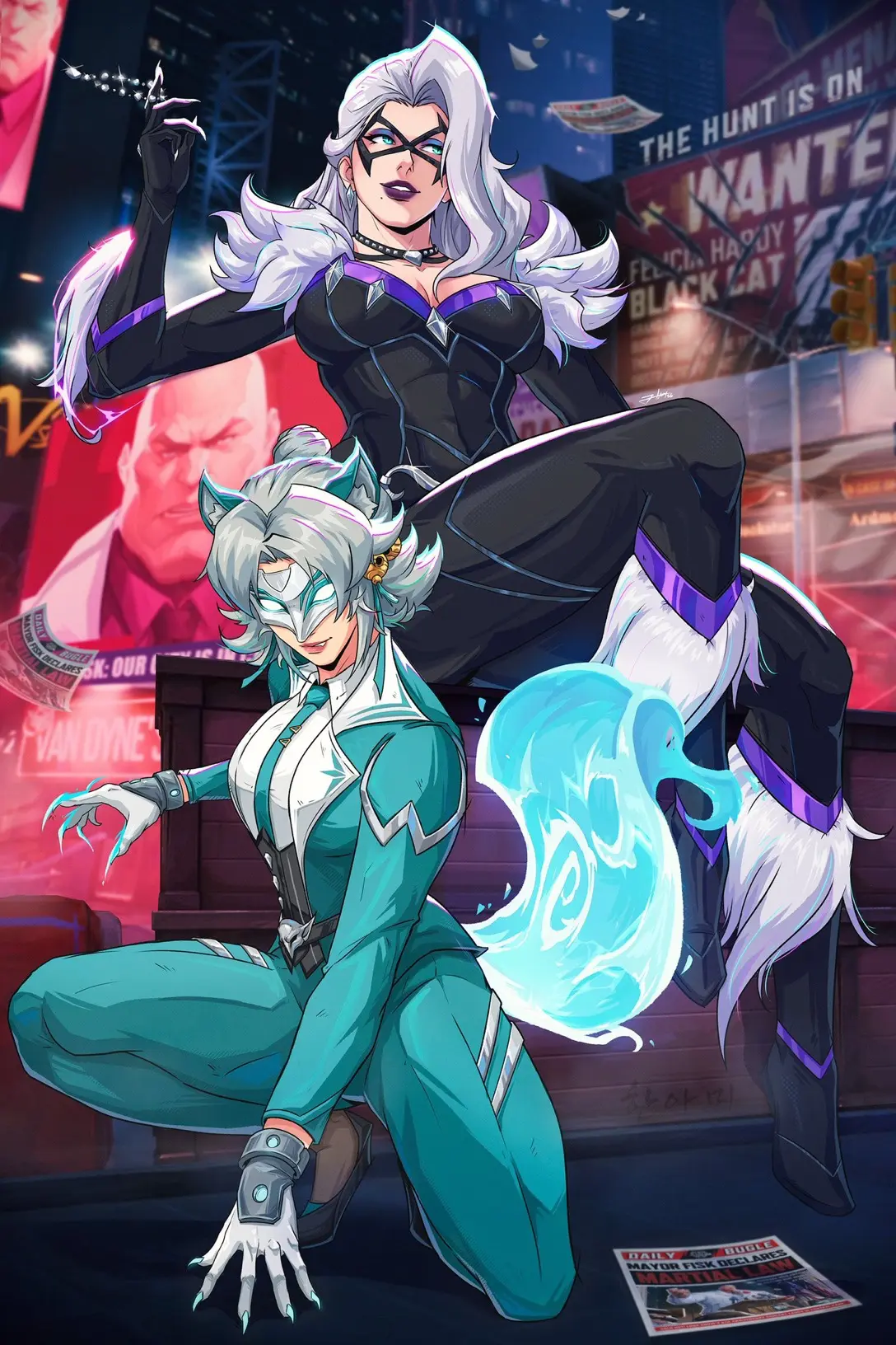 Avatar of Black Cat & White Fox