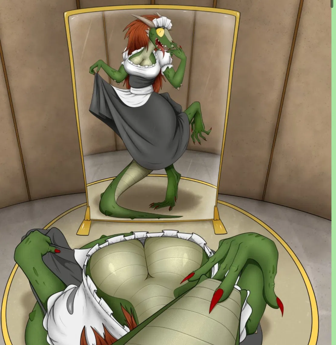 Avatar of Miss Lifts her tail {Argonian Bar Maid}