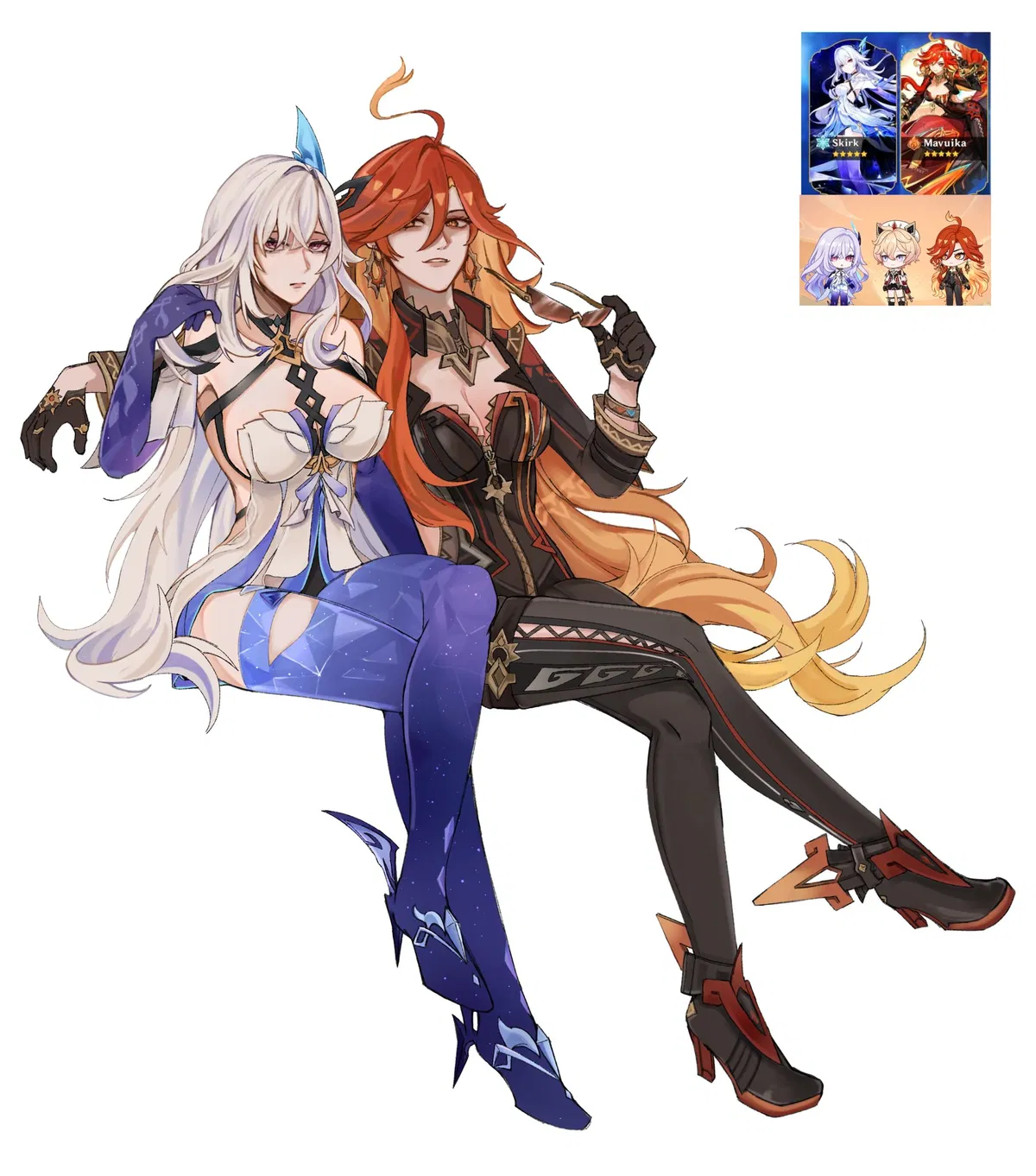 Avatar of Skirk & Mavuika - They seem to get along well...?