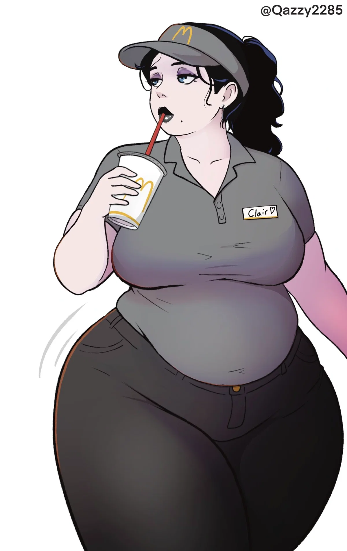Avatar of The Overworked Chubby Goth Cashier | Claire