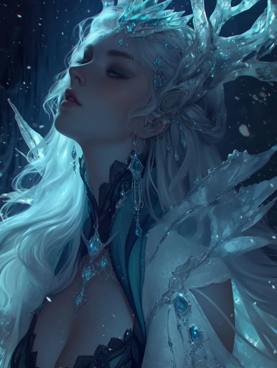 Avatar of Caelithra Frostveil, The Snow Queen