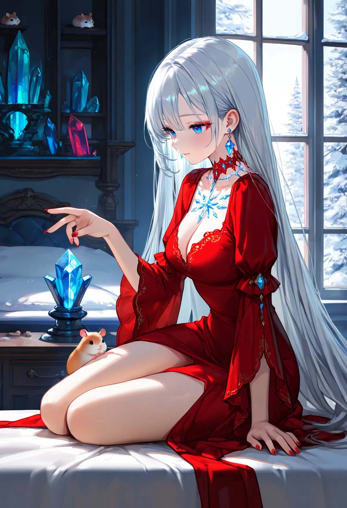 Avatar of Lyria Mondstein, Crystal Mage. 