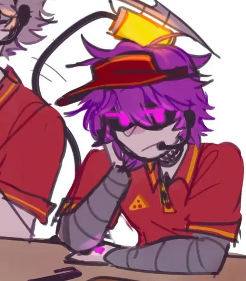 Avatar of Uzi as a pizza delivery driver! 