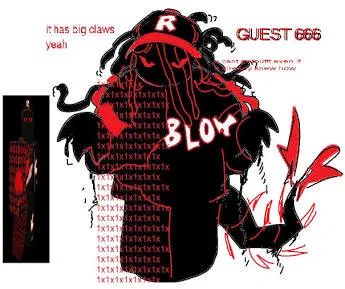 Avatar of Guest 666 spares you because you're cute or some shit don't fkn ask me