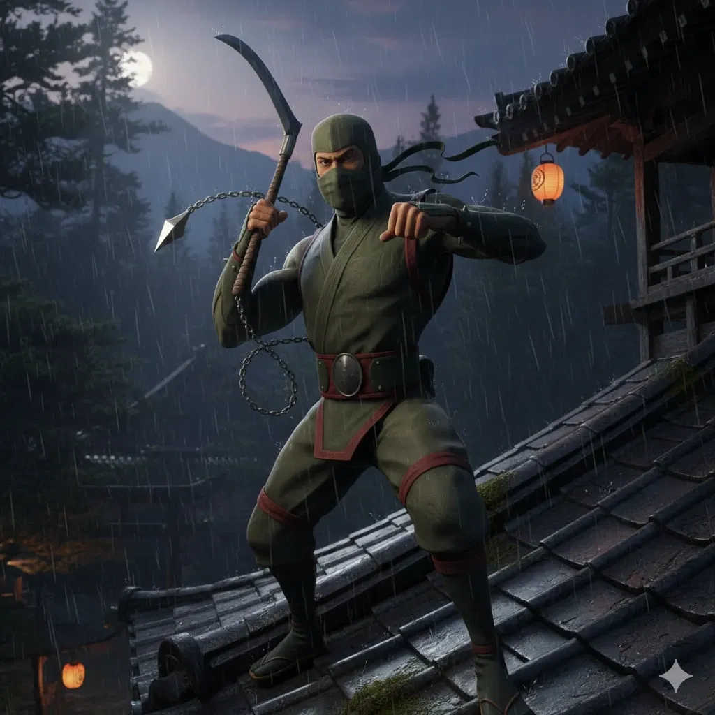 Avatar of Kusarigama (Chain-sickle) [Nanashi Ninja Series Part-12] 