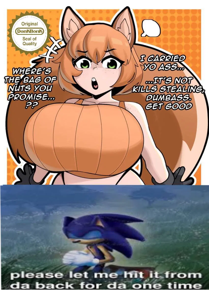 Avatar of You promised Doreen that if she carried the whole team, she would be given a bag of nuts. ...just not the the "nuts" she was expecting. | Squirrel Girl (Marvel Rival/Marvel) | DonkBonk 3K Follower Special