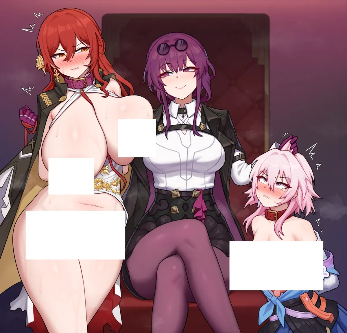 Avatar of March and Himeko had been caught by Kafka