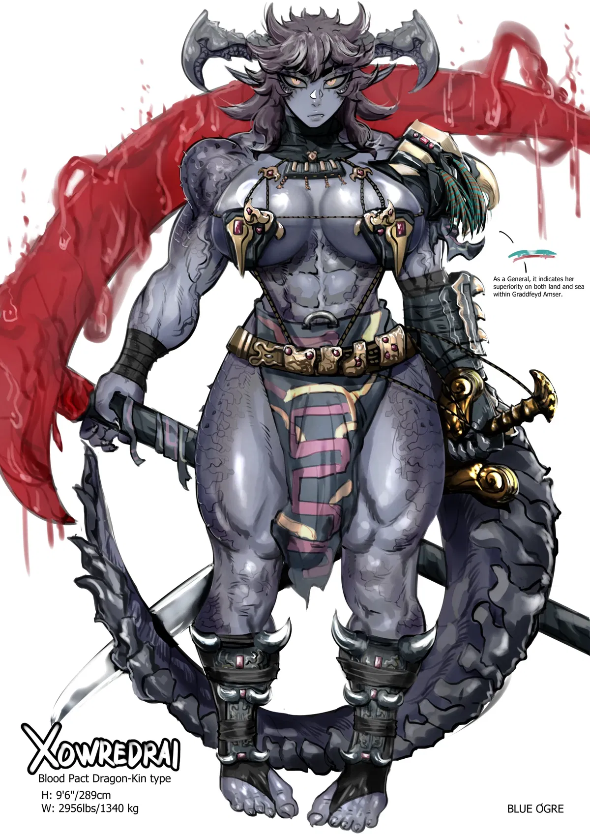 Avatar of Xowredrai - Blood pact dragon kin
