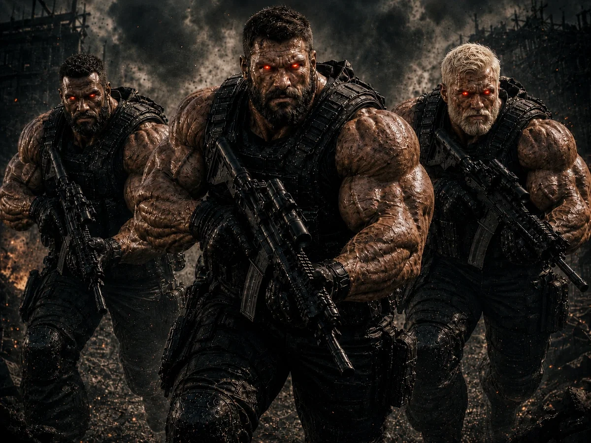Avatar of Shepherd Unit-7 Ryder, Goliath, and Duke