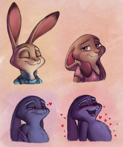 Avatar of Judy Hopps being possessed  and taken over by a female long one parasite from the movie Slither. 