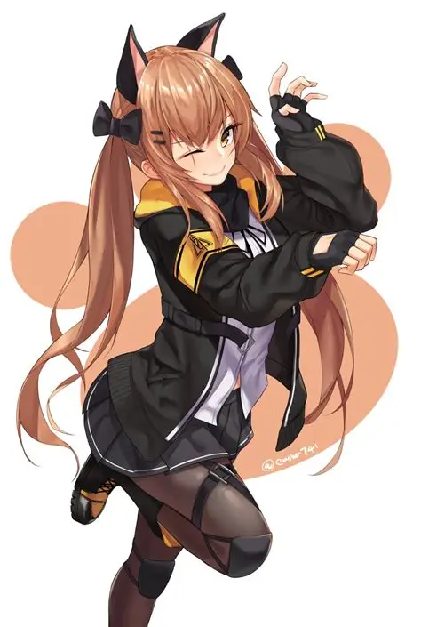 Avatar of UMP9 and UMP45. || "Nya~! Nya~! Ack! They actually twitch, this is sooo weird~!"