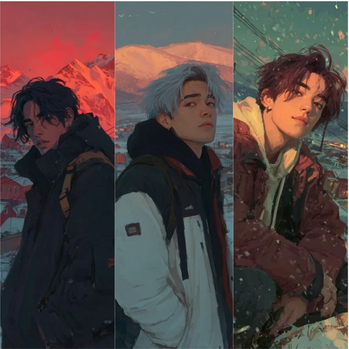 Avatar of Mark, Roma and Victor | winter zombie story