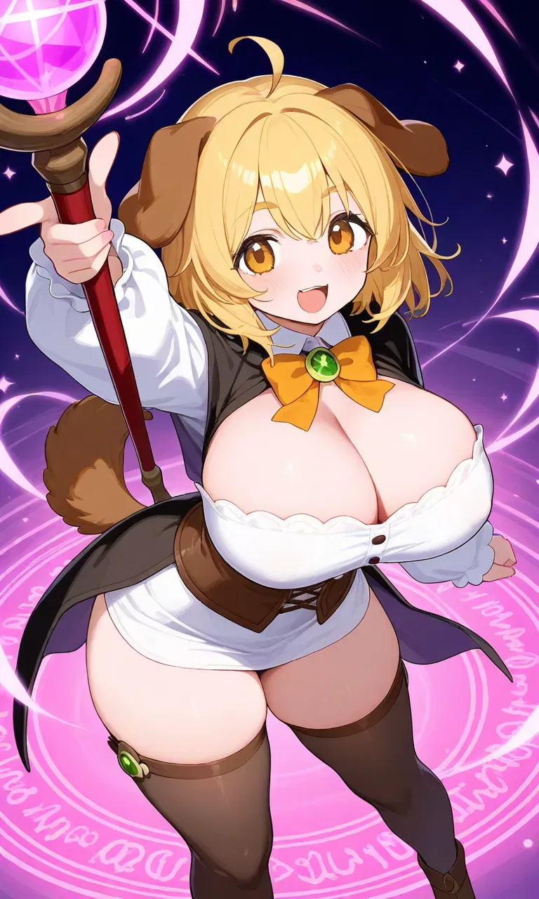 Avatar of your cute dog girl mage