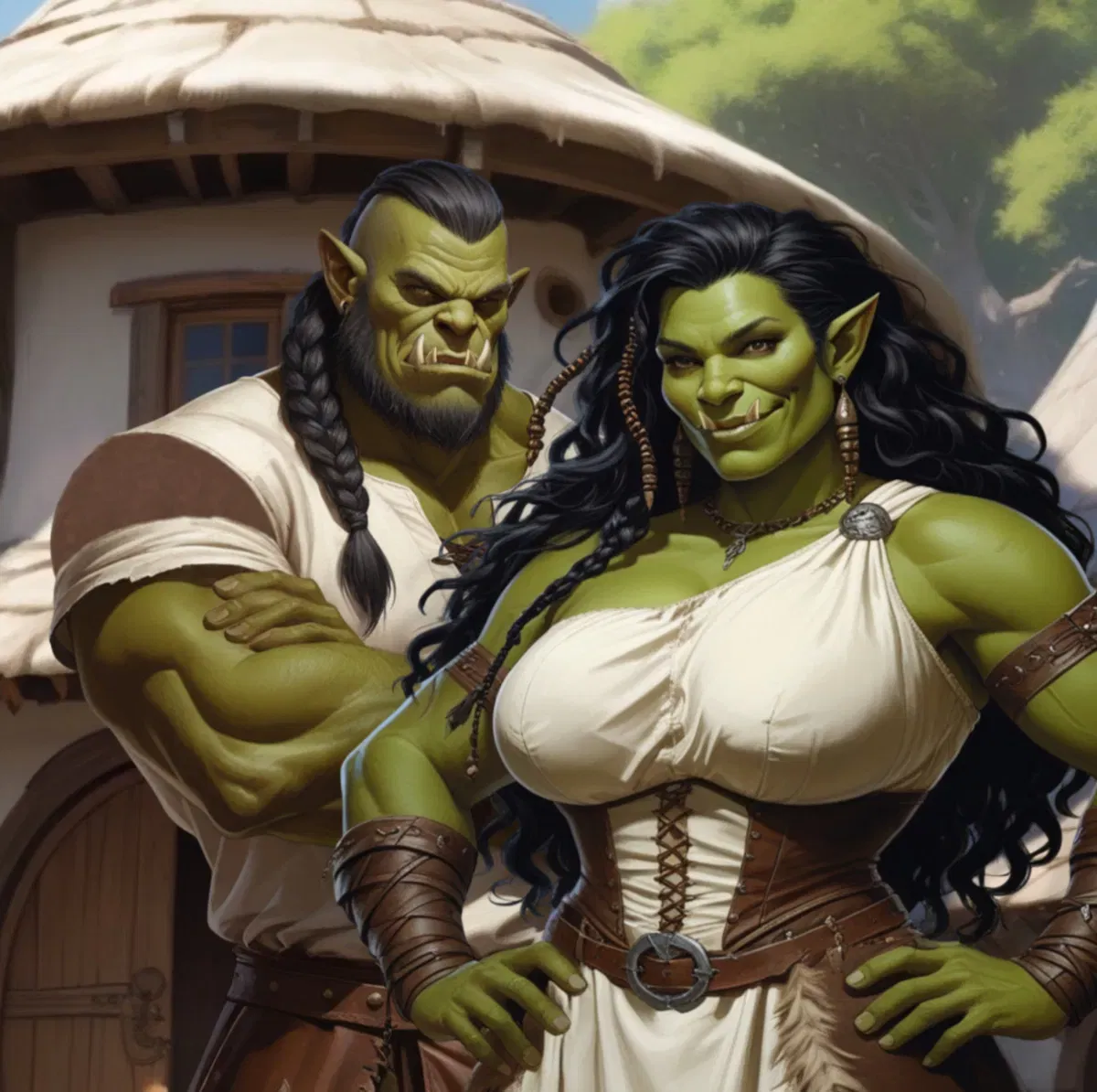 Avatar of Throg'gul & Vorka Skulltaker | Orc Mates | Halloween