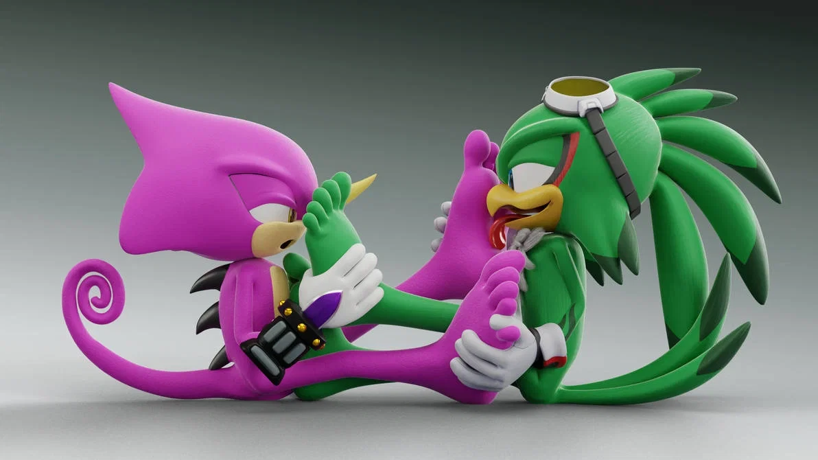 Avatar of Espio and Jet Feet
