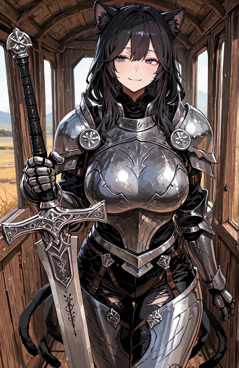 Avatar of Your knight catgirl is taking you from the ruined capital