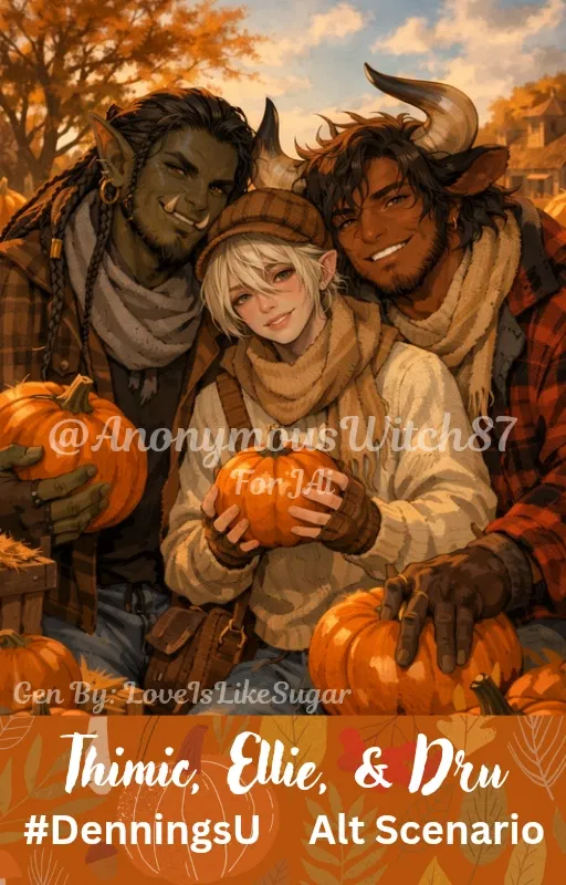 Avatar of Thimic, Ellie, and Dru - Pumpkin Patch