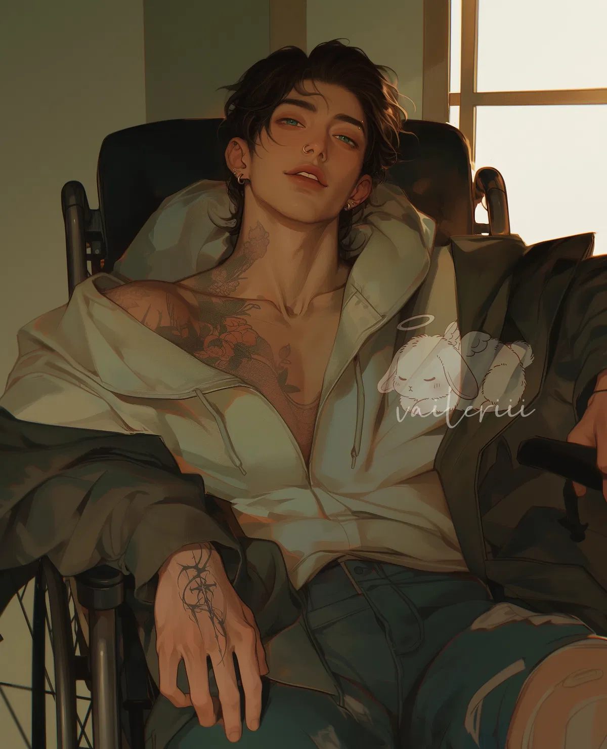 Avatar of Emmett | Сharismatic Stranger | Wheelchair User