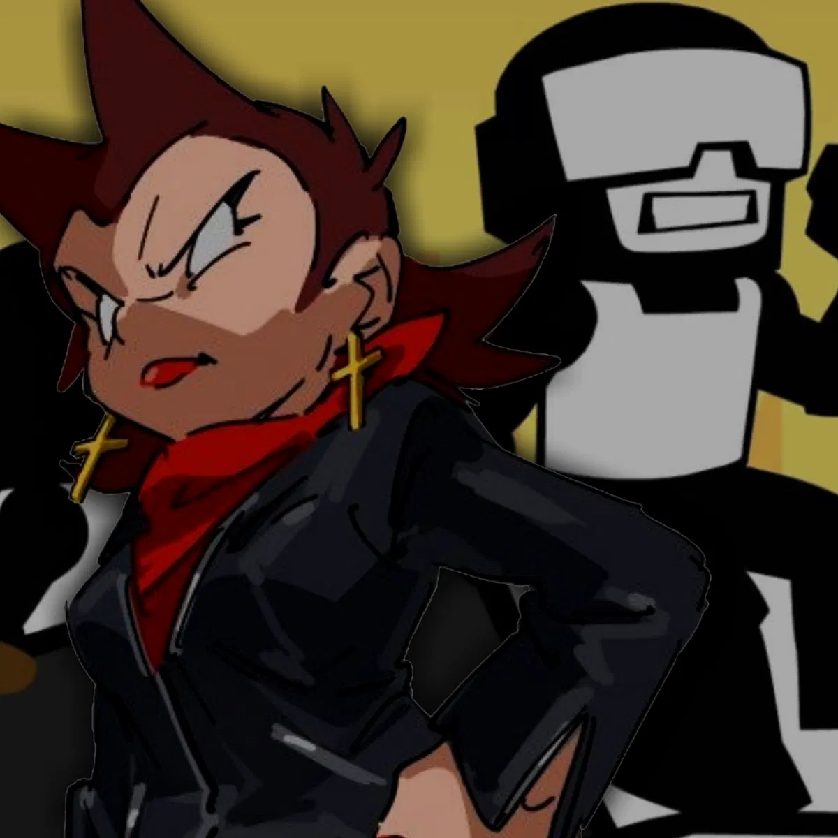 Avatar of Your mortal enemy meets your father. | Cassandra / Tankman | Pico's School | AU