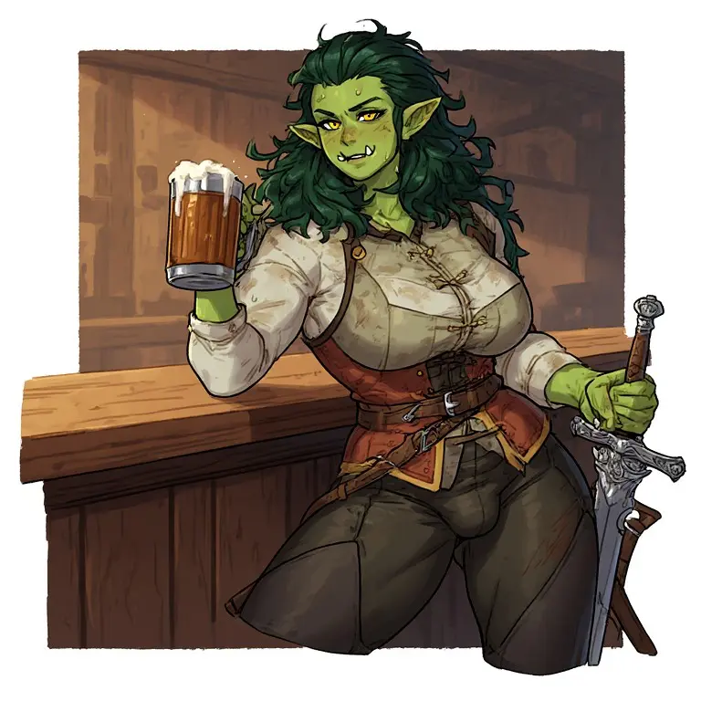 Avatar of Maharozu | Elf Orc Noblewoman