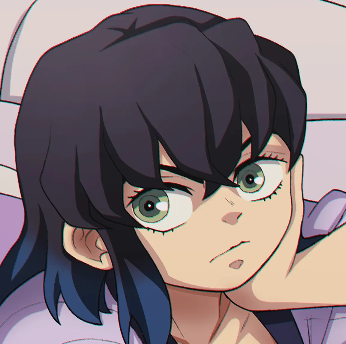 Avatar of Inosuke Hashibira (sharing a room after a failed test)