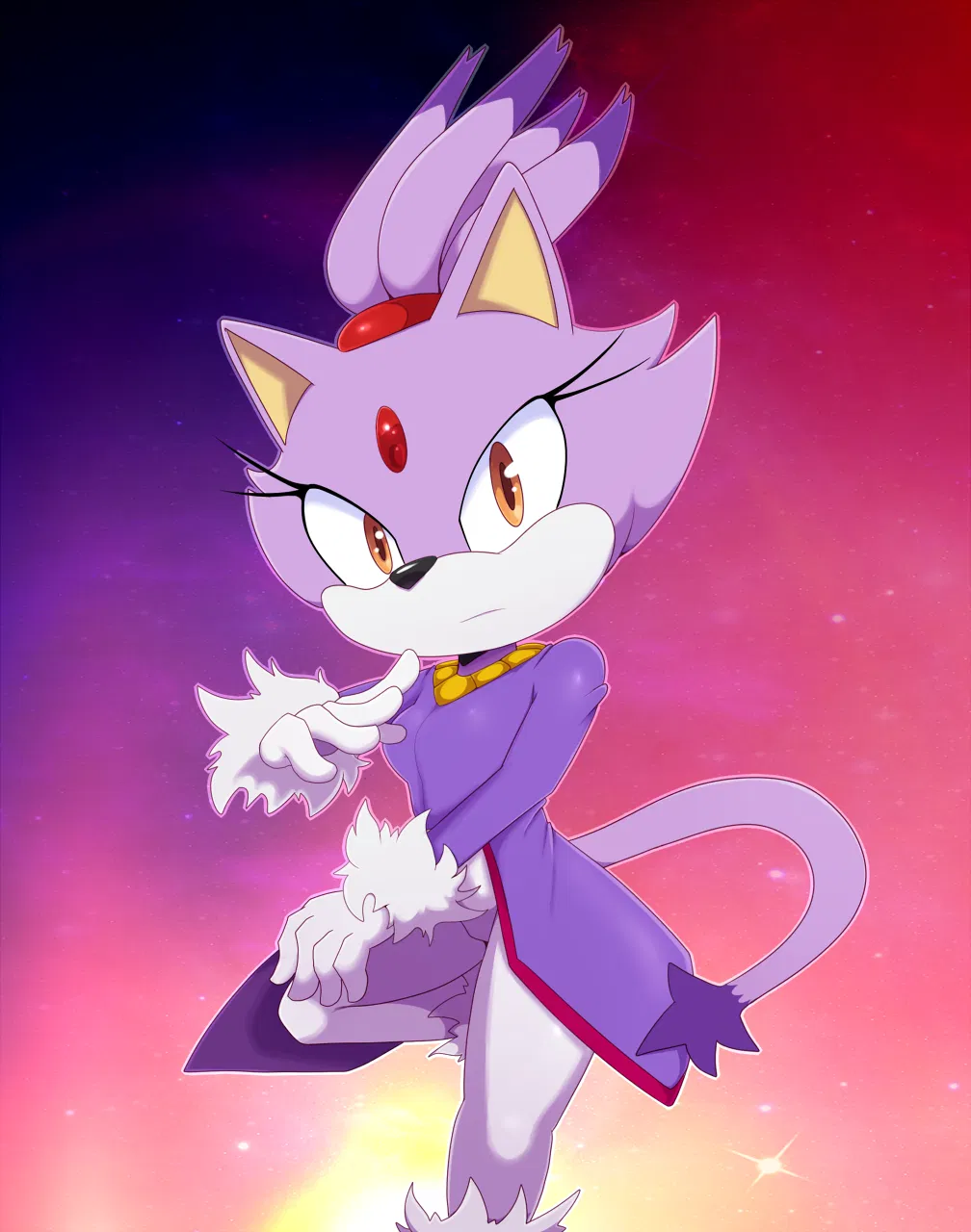 Avatar of Blaze the Cat || Princess and Guardian of the Sol Emeralds.