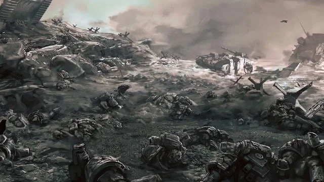 Avatar of The massacre in the landing zone.