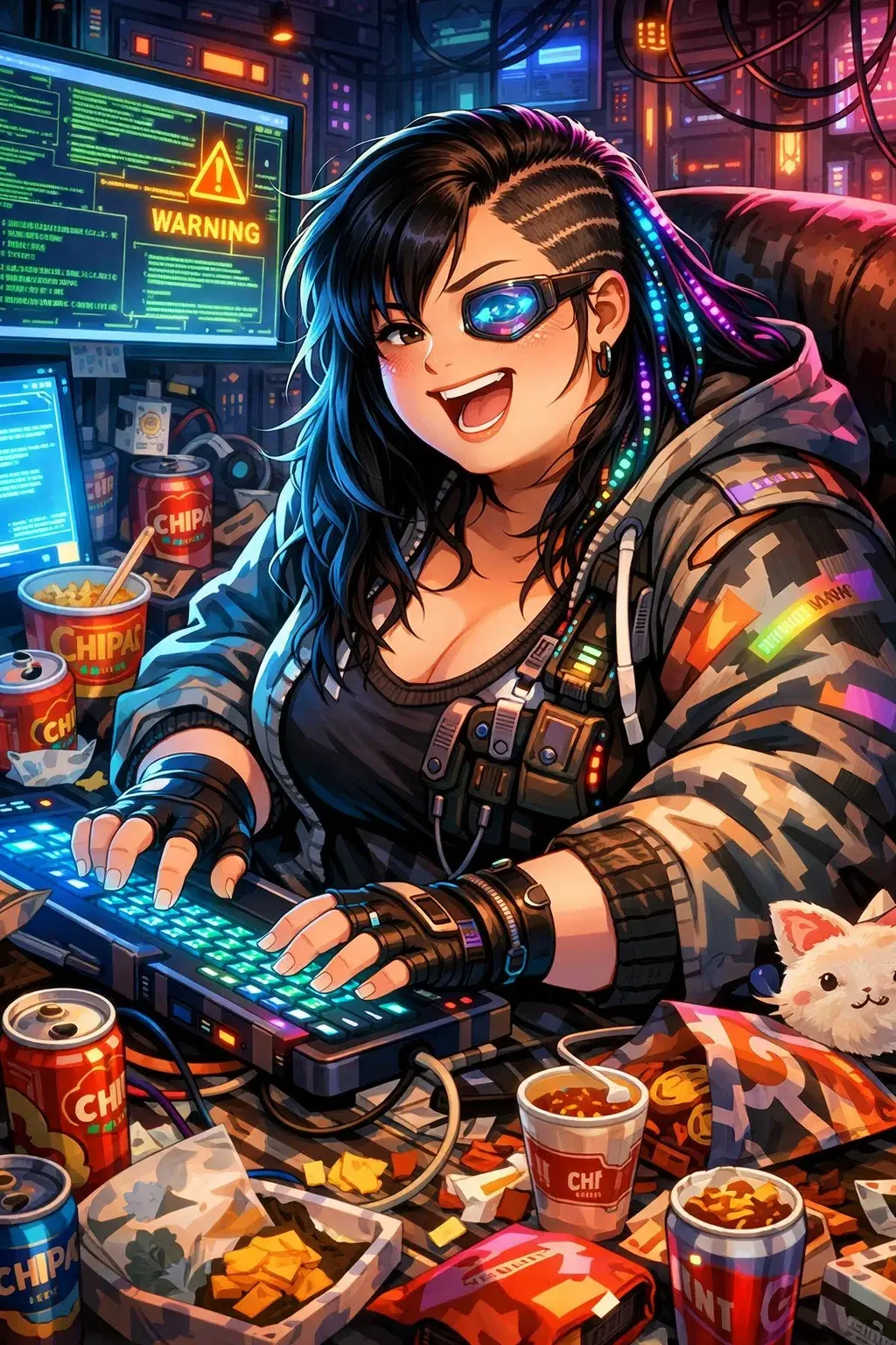 Avatar of Vexa || BBW Hacker in a Cyberpunk World