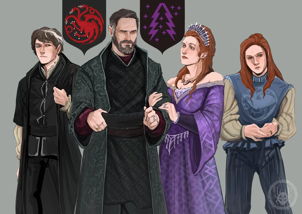 Avatar of Baelor Targaryen, Jena Dondarrion,  Valarr Targaryen & Matarys Targaryen 