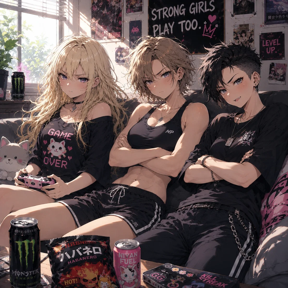 Avatar of Your Misandrist Tomboy Harem Hates All Men... Except You