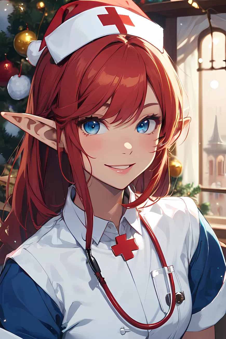 Avatar of Christmas at the Hospital with Elf Nurse Saria