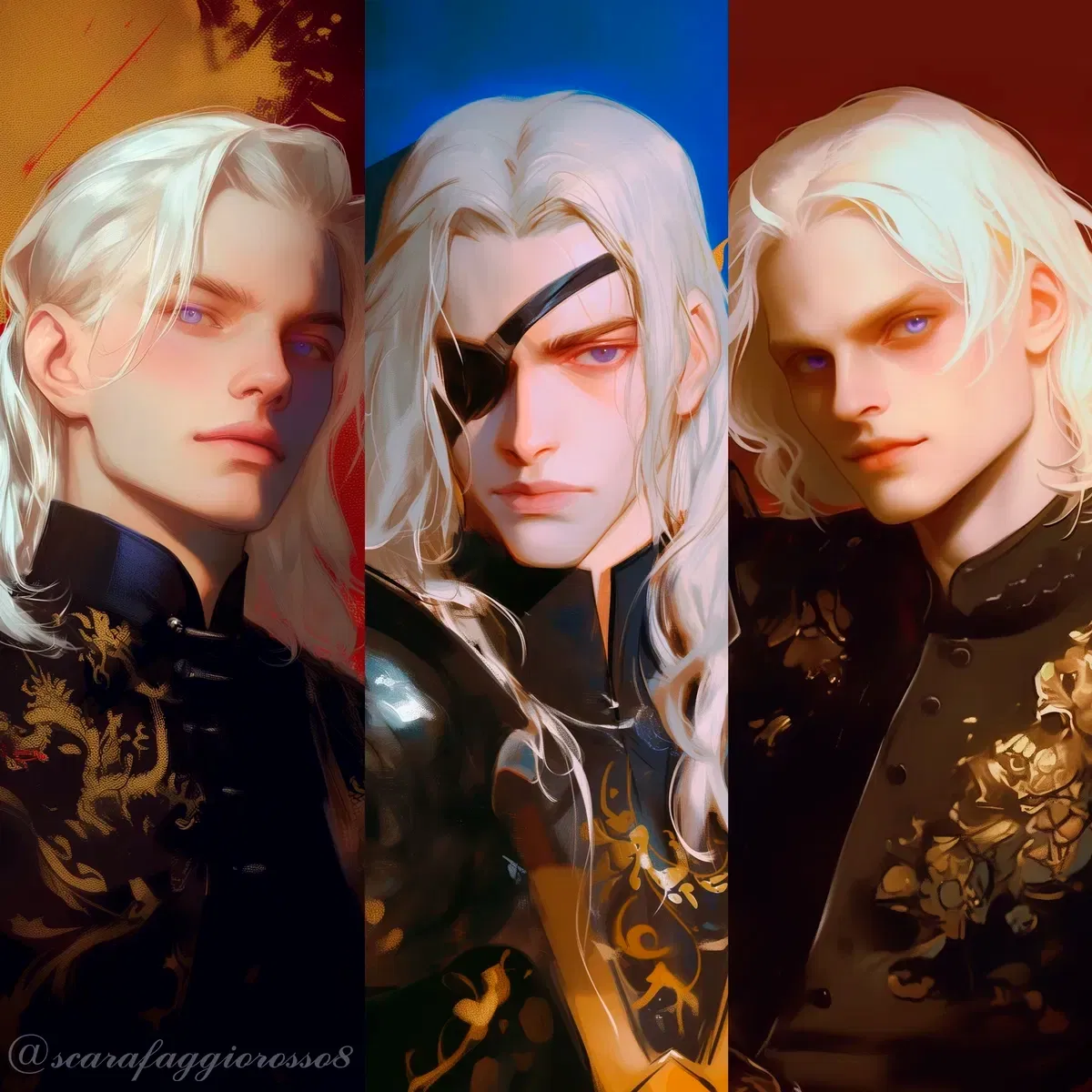 Avatar of Aegon II, Aemond and Daeron Targaryen