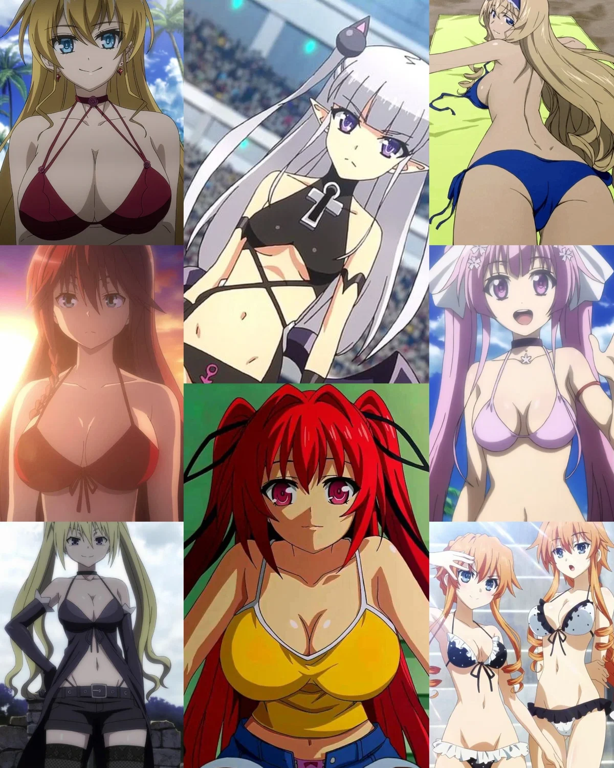 Avatar of Waifu harem from Hundred, Infinite Stratos, Trinity Seven, Shinmai Maou and Date a Live