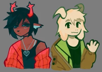 Avatar of December Holiday and Asriel Dreemurr - She don't like you