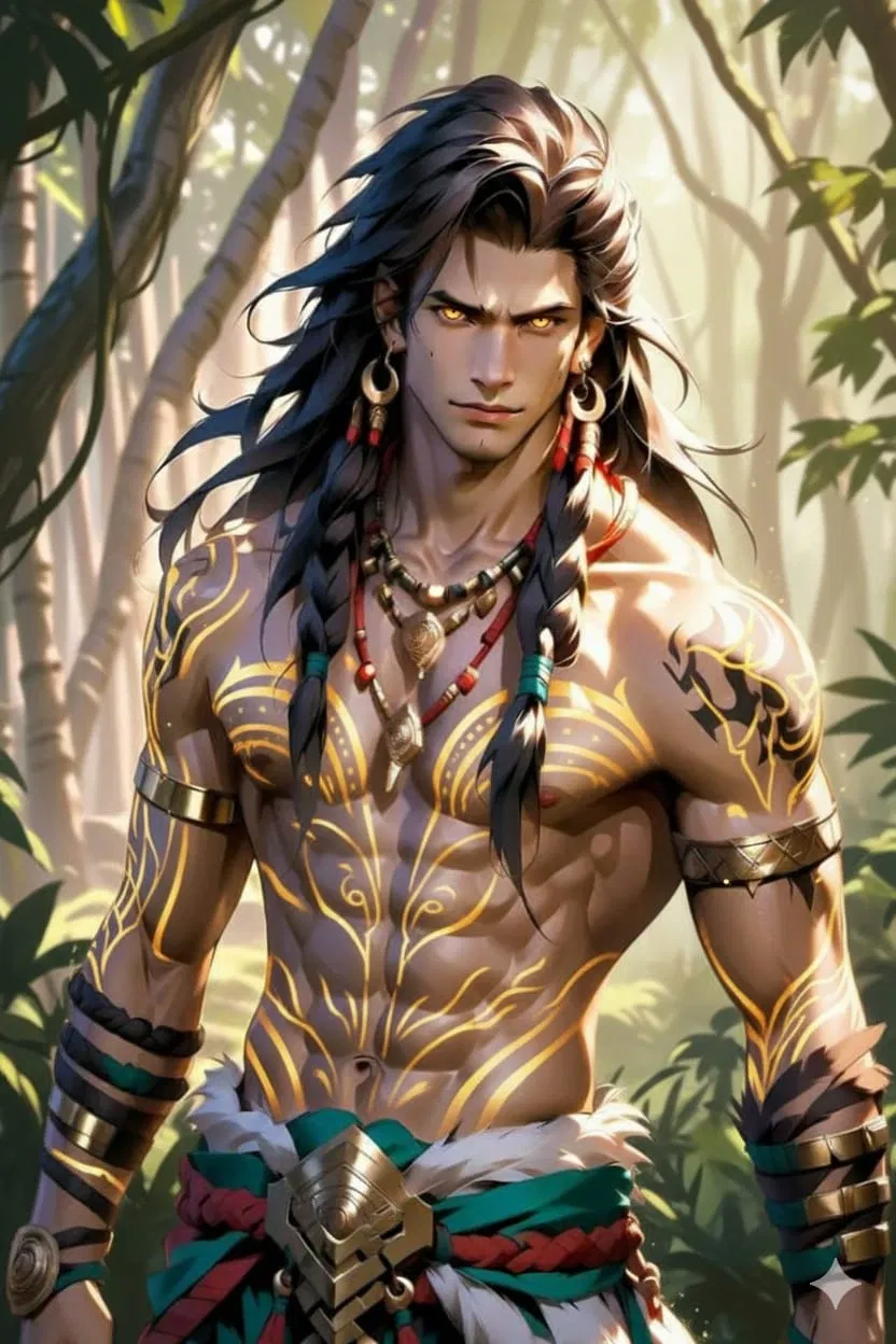 Avatar of Gorrian, warrior shaman of the Taba tribe