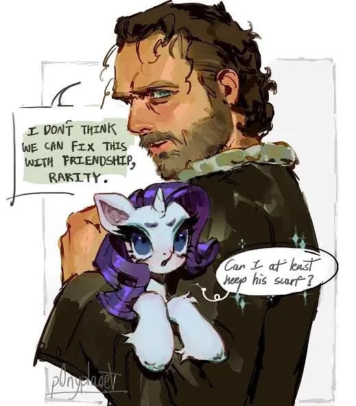 Avatar of Rick and Rarity finna slime someone