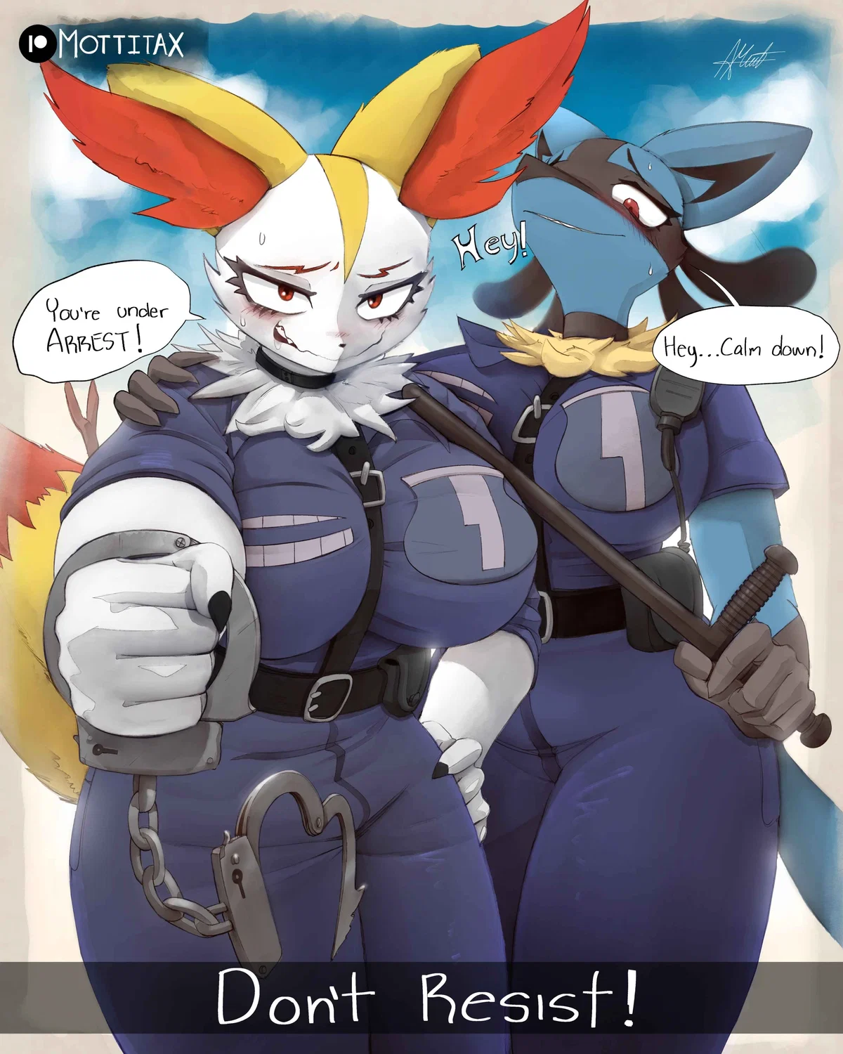 Avatar of Wrongfully Arrested || Officer Braixen and Lucario