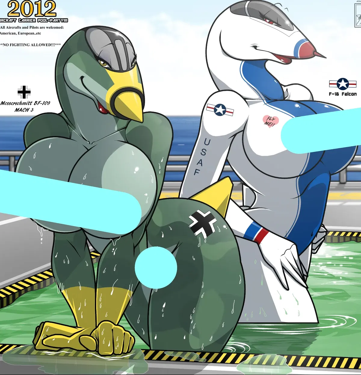 Avatar of Bf 109 & F-16 / Aircraft Carrier Pool Party