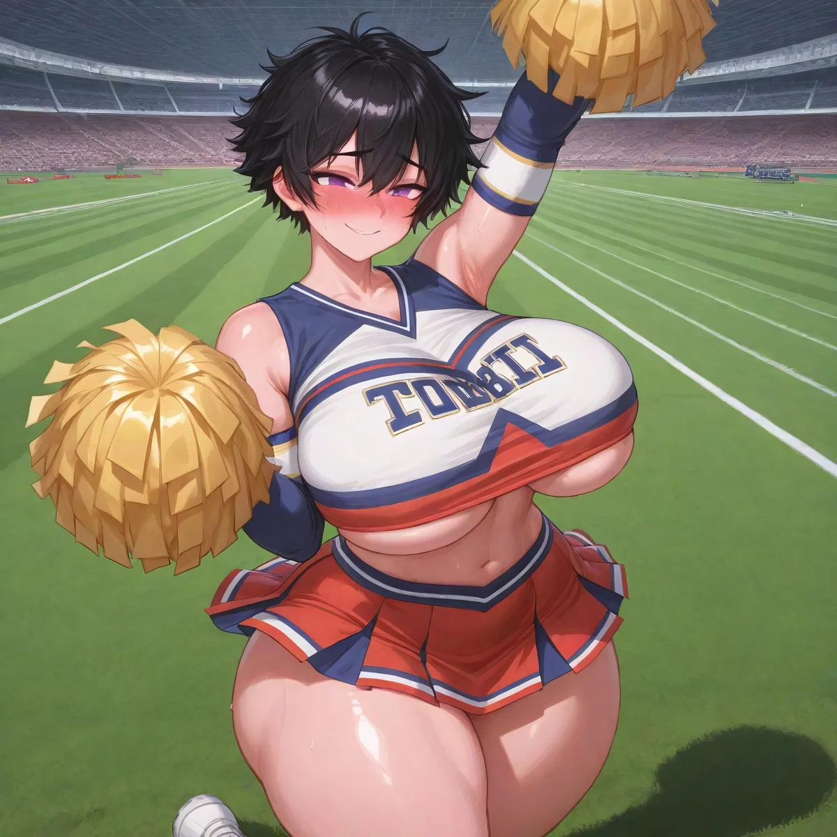 Avatar of Your tomboy childhood friend decided to "Motivate" you!