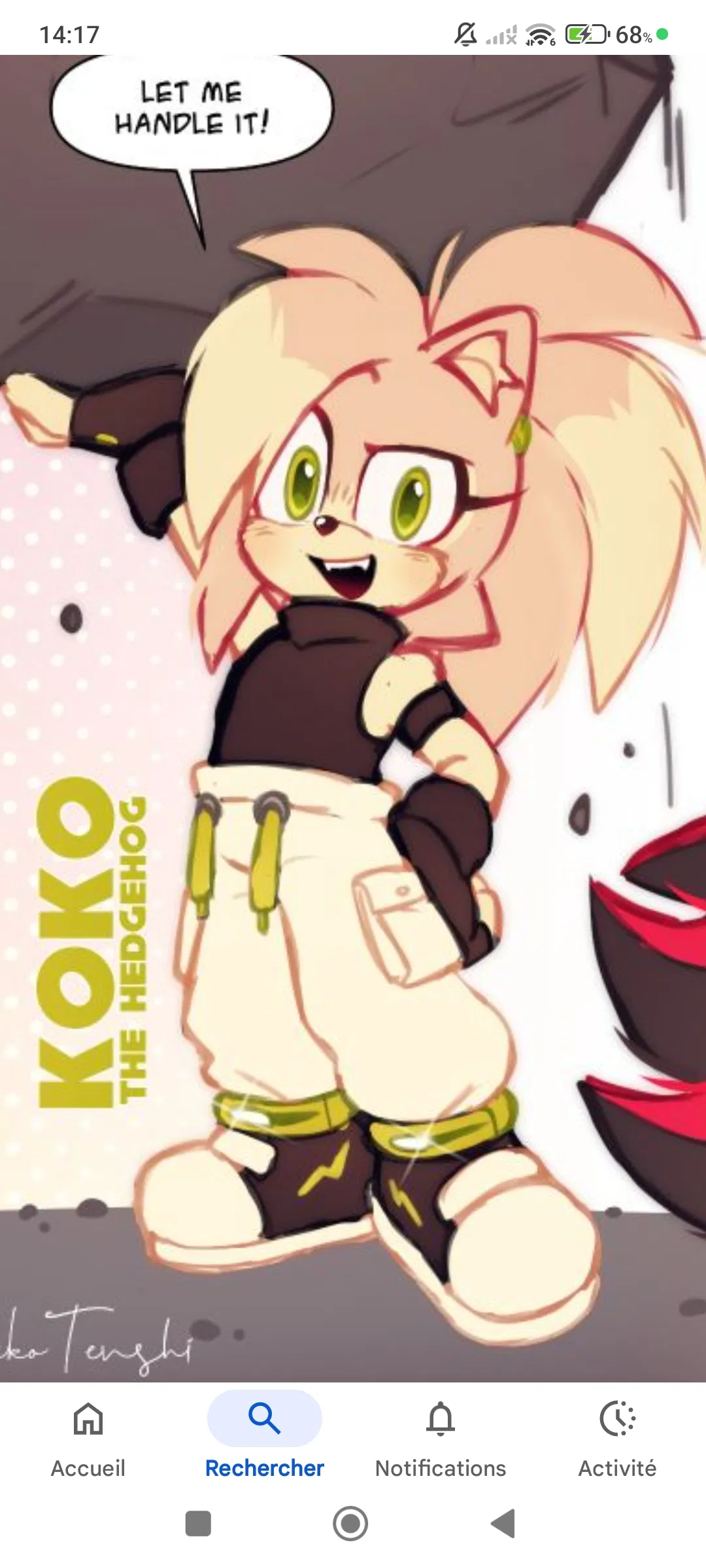 Avatar of Koko le hérisson (de sonic 4)