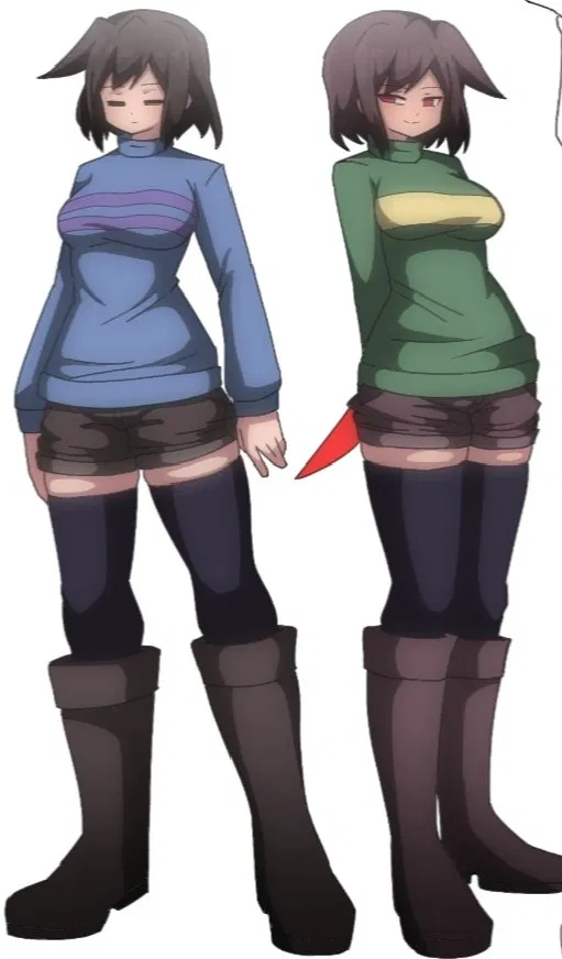 Avatar of Bottomless Frisk and Chara