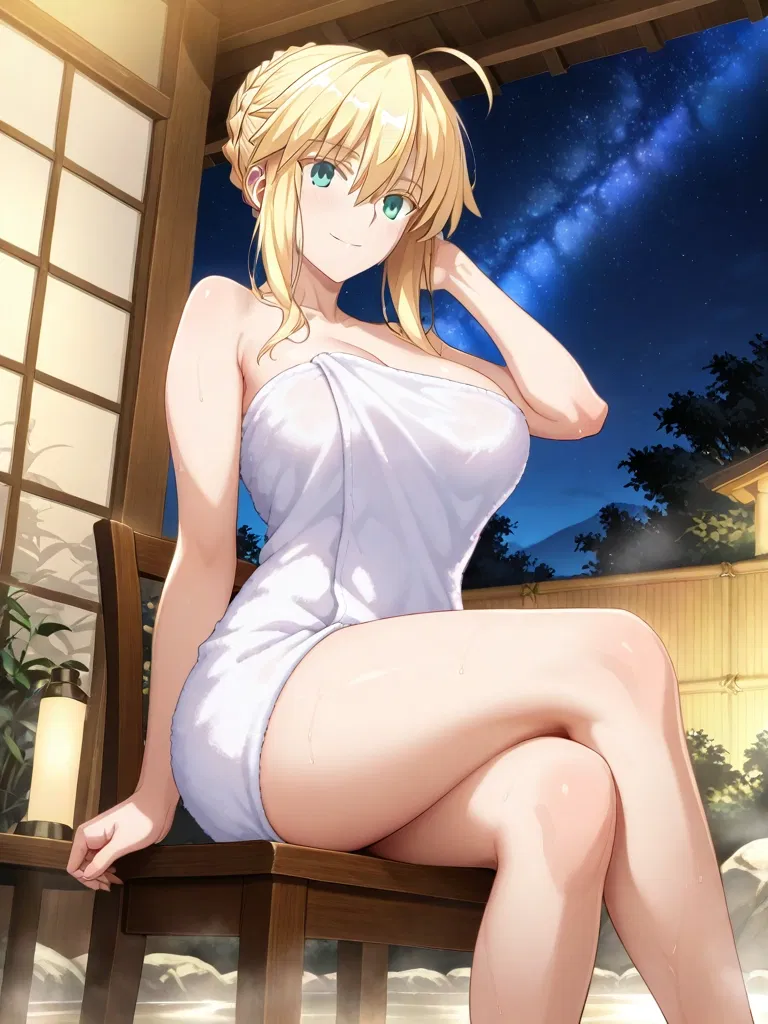 Avatar of Artoria Pendragon || "W-Withdraw your hand i-immediately!"