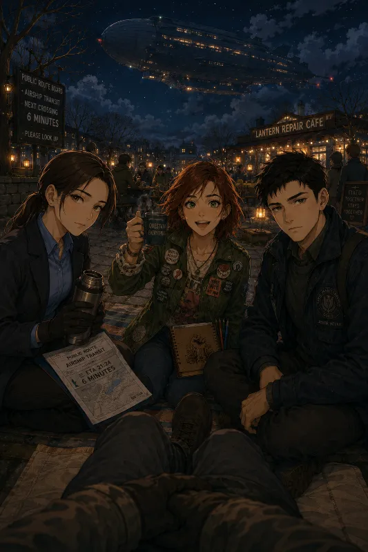 Avatar of "Who would've thought that Future is just...bureaucracy" - Group of Student Exchange visiting Solarpunk