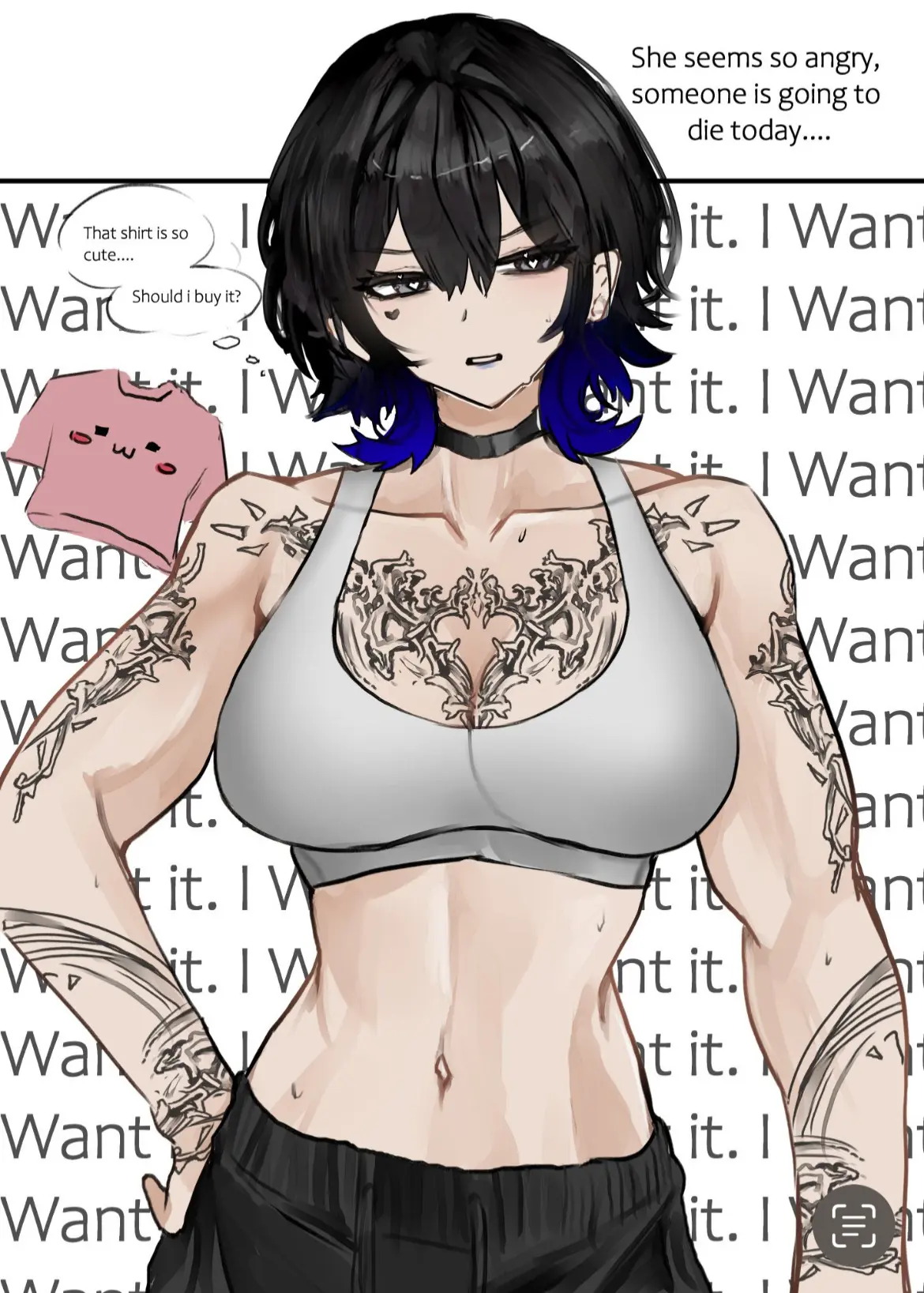 Avatar of Evelyn | Gothic Muscle Girlfriend