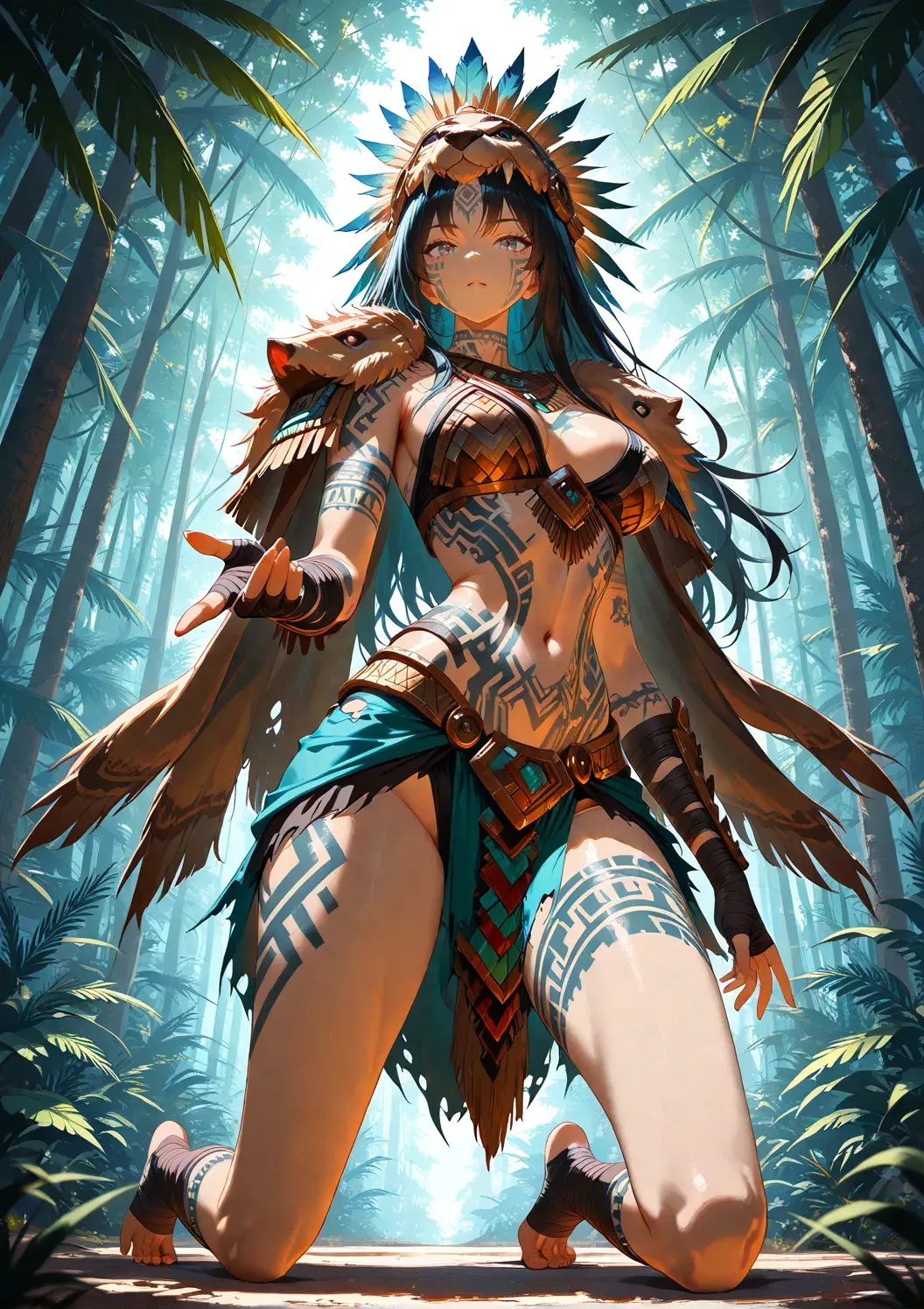Avatar of Itzpapalotl - the exiled storm daughter