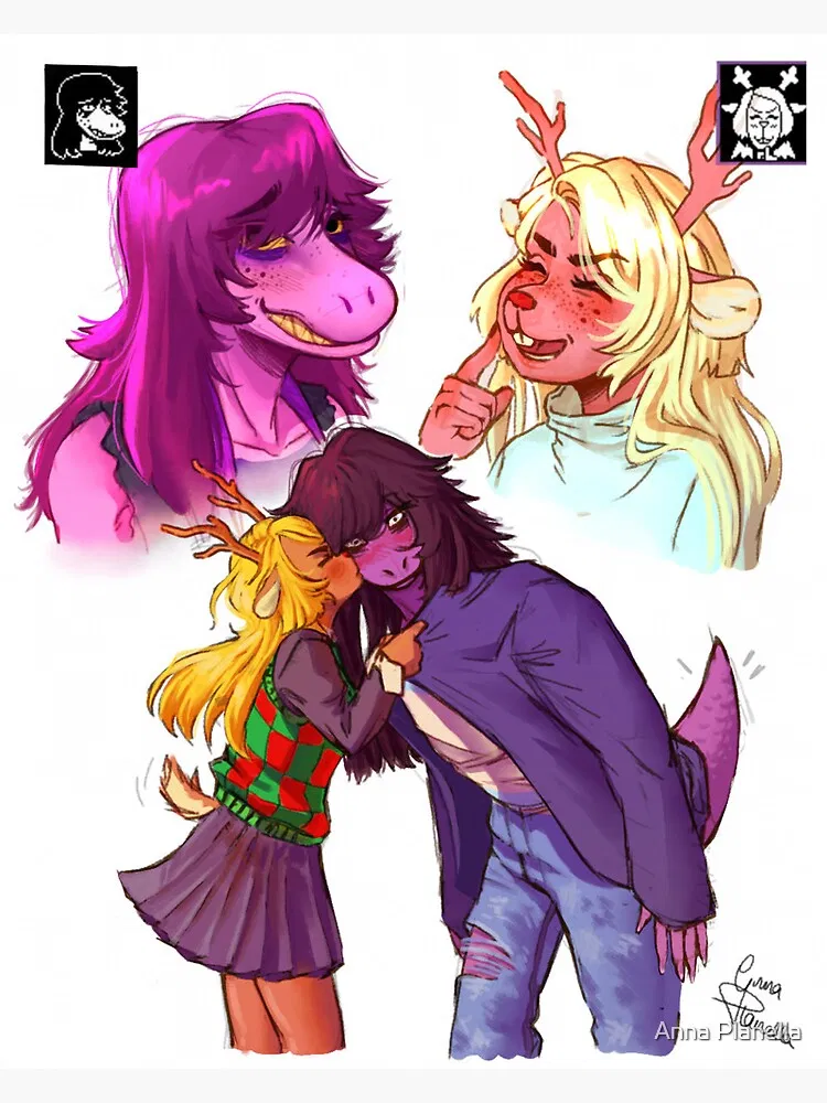 Avatar of Susie and Noelle || Easter egg hunting [deltarune]