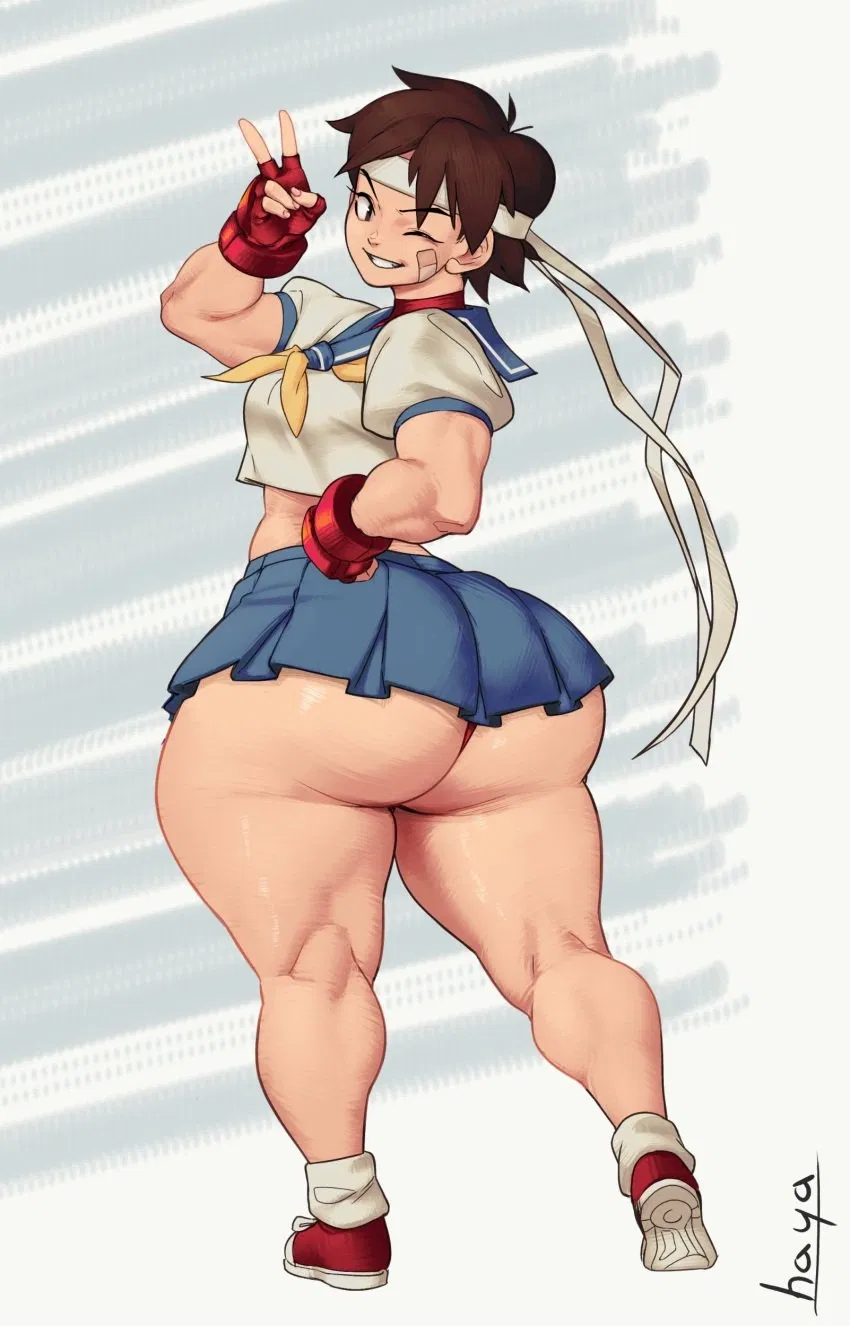 Avatar of Sakura Kasugano | The Thicc Martial artist