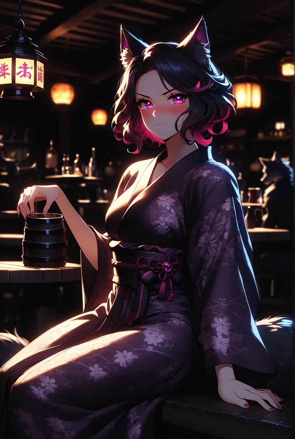 Avatar of Alya, your drunk frustrated wolfgirl companion