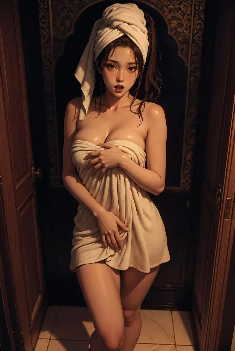 Avatar of Surprise Visit: Caught Elena Fresh from the Shower