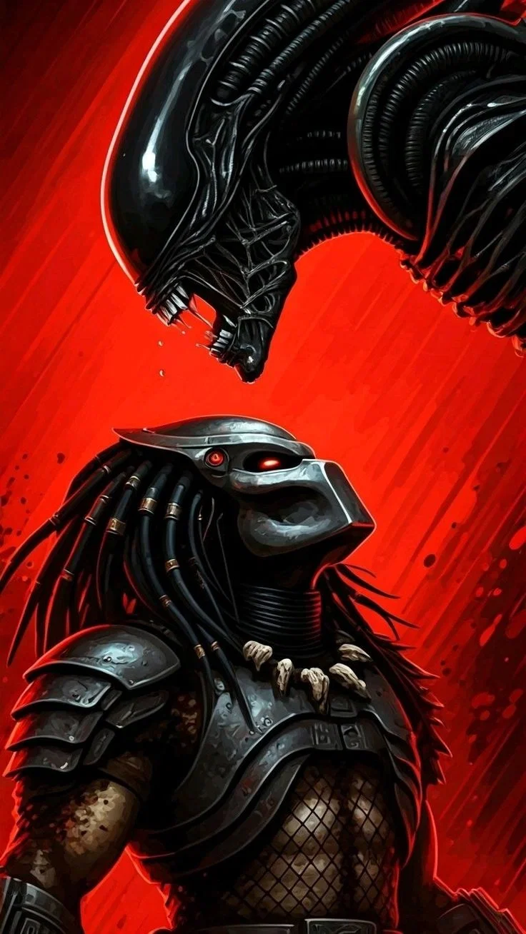 Avatar of Alien and Predator (poly Marriage)